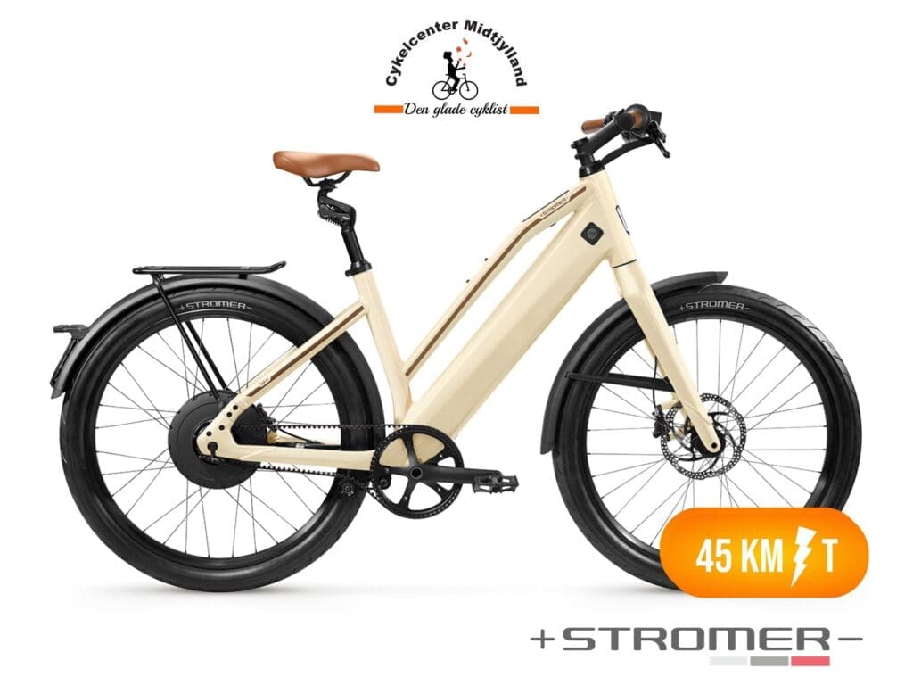 Elcykel Stromer ST2 COMFORT med remtræk, op til 45 km/t,